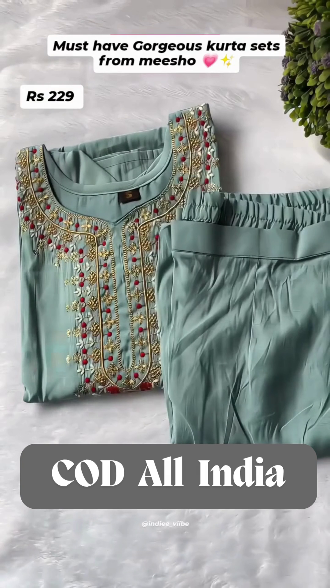 ✨ Elegant Mint Green Embroidered Ethnic Kurta & Pant Set for Women | Premium Festive Wear Straight Kurti with Intricate Thread Work | Traditional Casual & Party Wear Outfit ✨