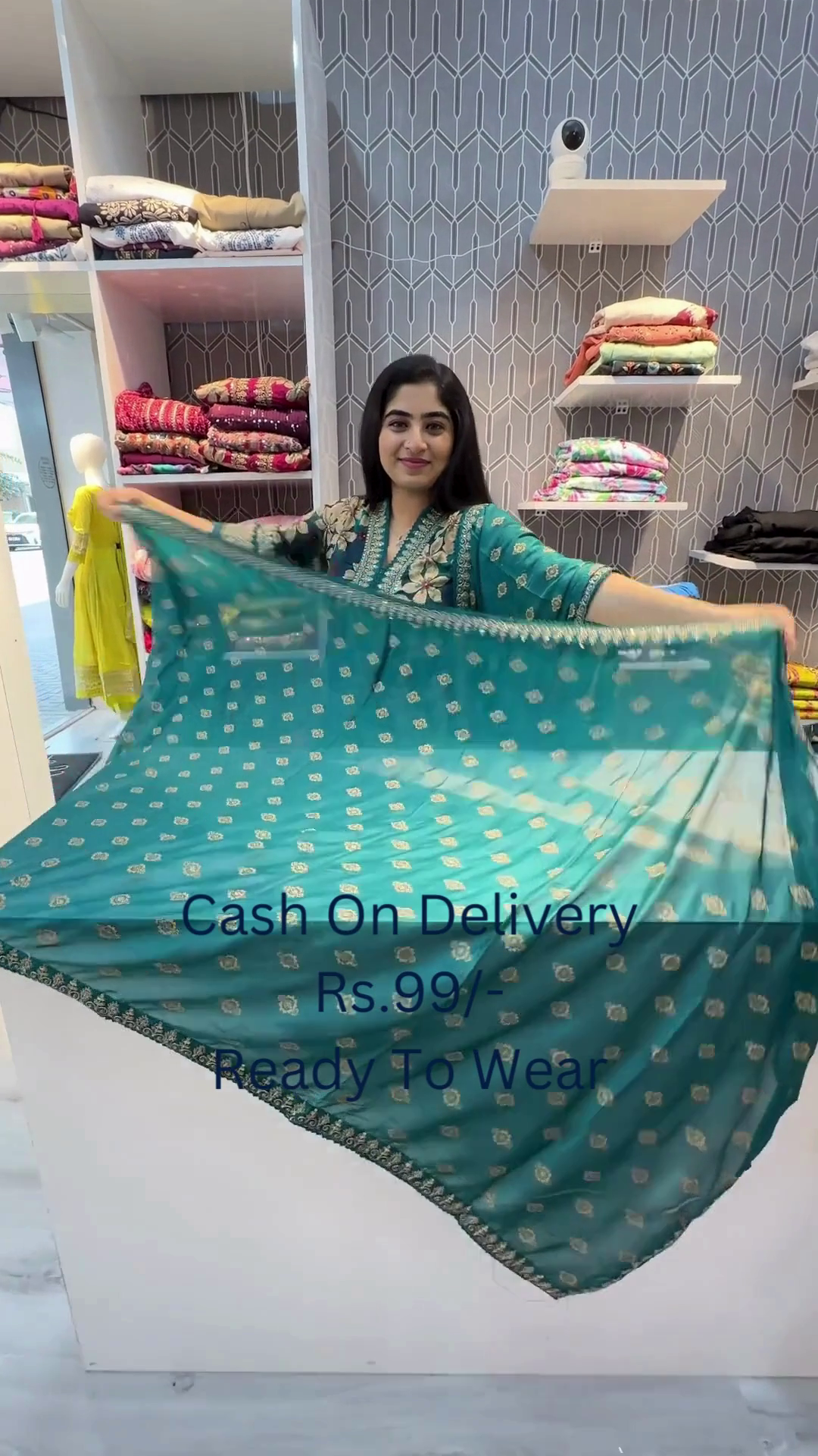 Premium Floral Print Ethnic Ready-to-Wear Dupatta with Traditional Border 🌺✨