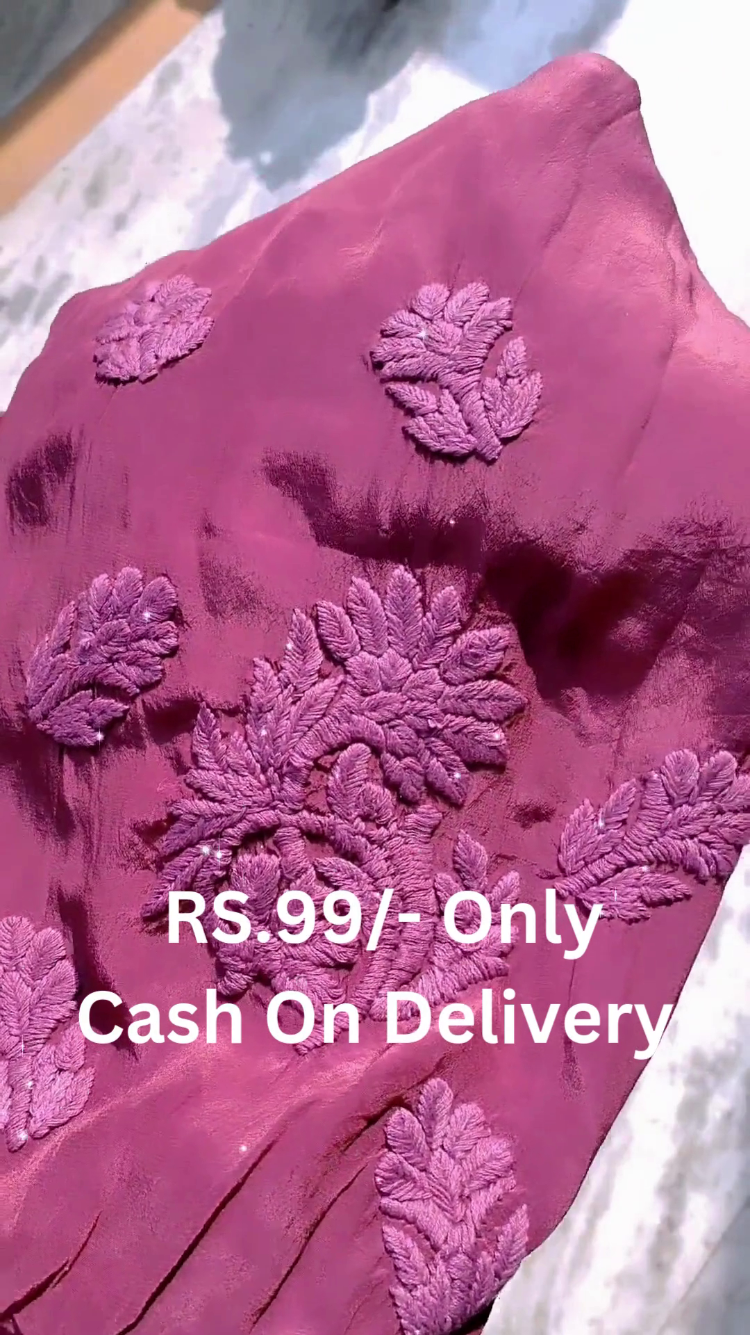 Luxury Wine Purple Floral Embroidered Ethnic Dress with Matching Dupatta 🌺💜✨