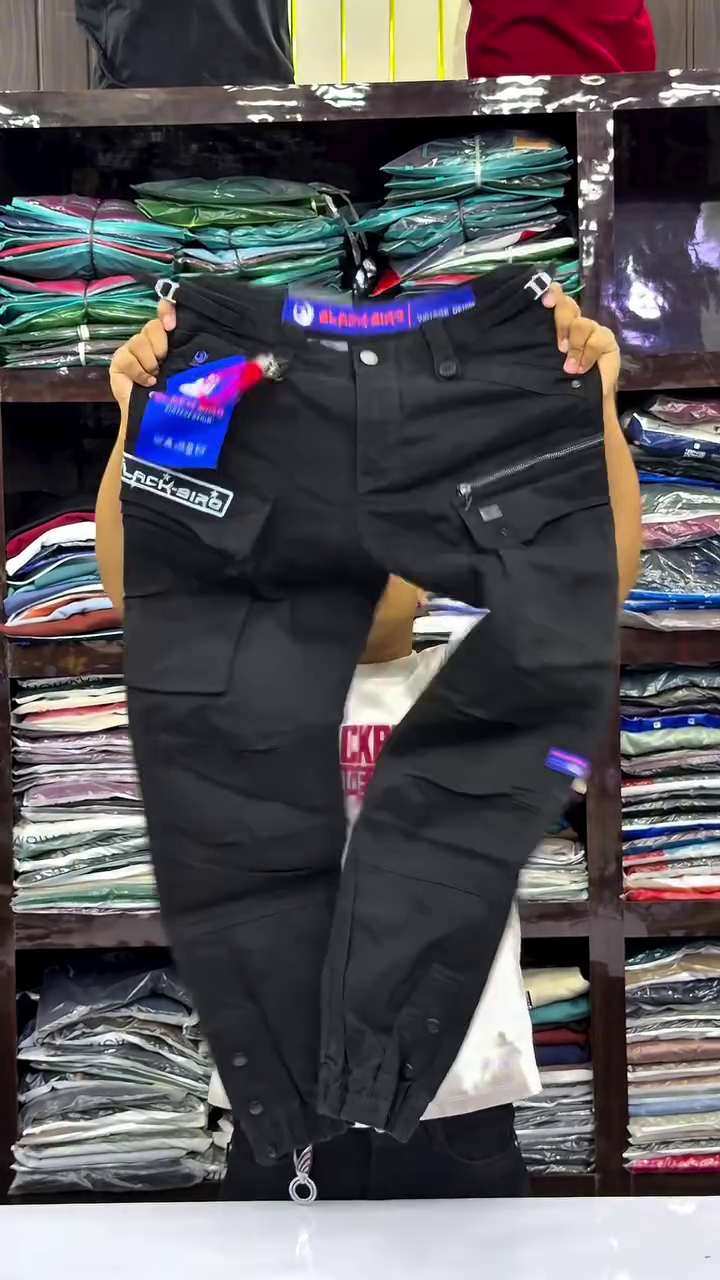 🤎 Premium Tactical Style Khaki Multi-Pocket Cargo Jogger Pants for Men – Trendy Utility Streetwear Slim Fit Ankle Cuff Cargo Trousers ✨👖🔥