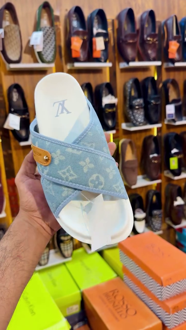 Premium Cross Strap Sky Blue Comfort Slides for Men & Women | Soft Cushioned Lightweight Everyday Casual Fashion Slippers with Anti-Slip Sole ✨🩵