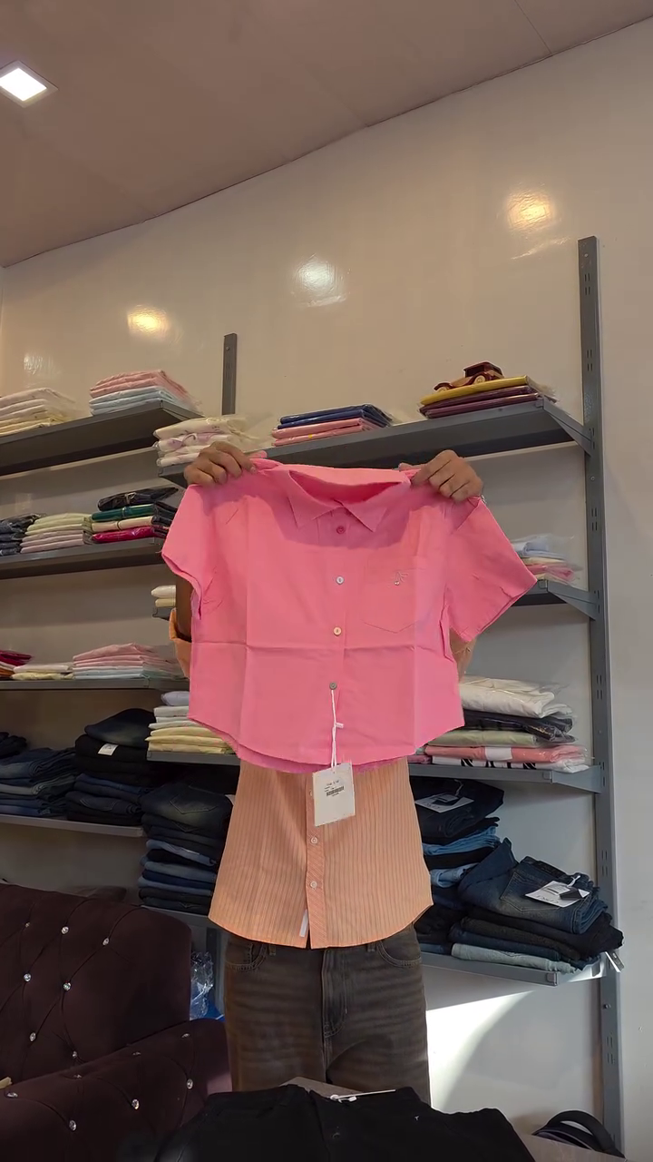 💖 Premium Women's Short Sleeve Crop Shirt & Wide Leg Palazzo Co-Ord Set | Smart Casual Summer Outfit with Relaxed Comfort ✨🌸