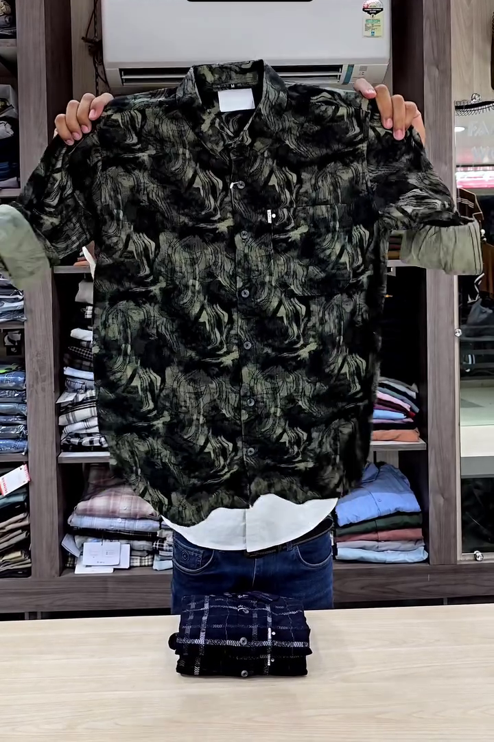 🖤 Printed Men’s Casual Shirt