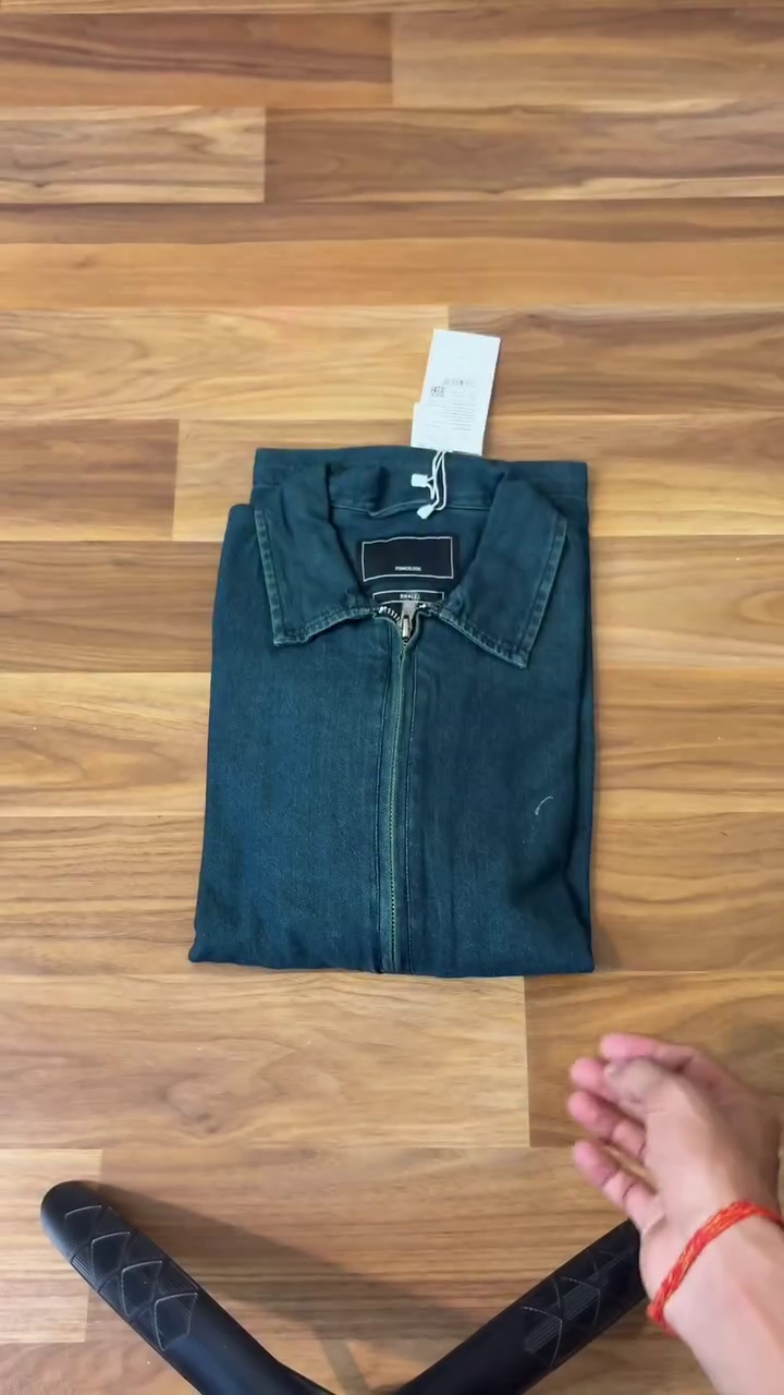🧥 Classic Denim Blue Full-Sleeve Half-Zip Collared Pullover Top for Women – Premium Casual Denim-Inspired Sweatshirt Style with Minimalist Design 💙
