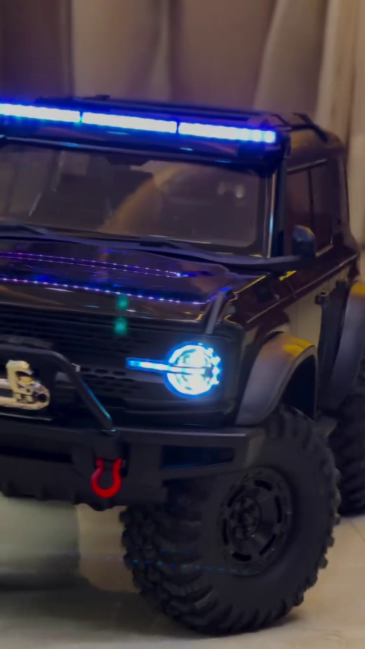 🚙 Premium Rechargeable Remote-Controlled Off-Road Toy Jeep | LED Lights & Rugged 4-Wheel Design