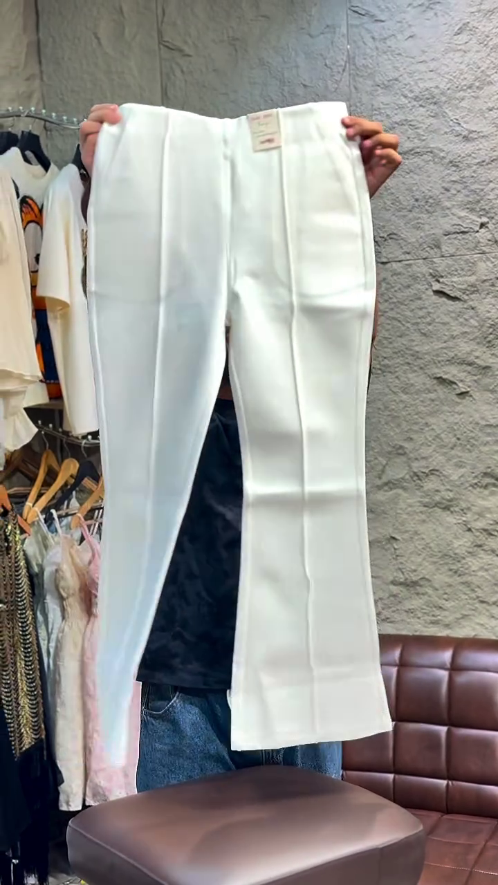 Vibrant Blue V-Neck Tunic Top with White Thread Embroidery and Gathered Waist Detailing 🧵